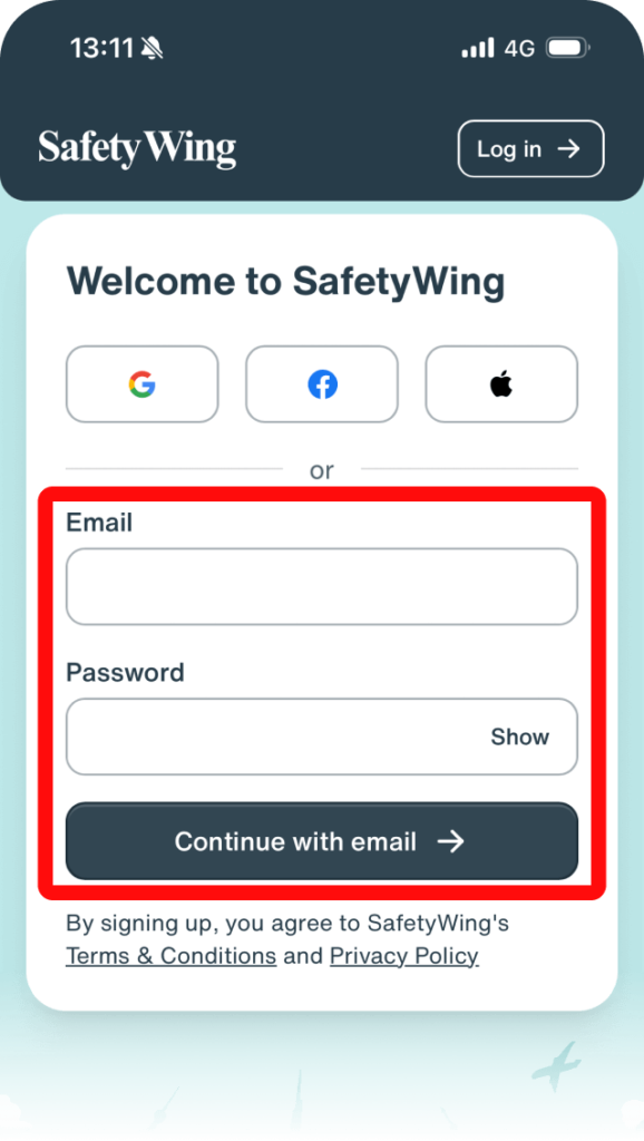 Nomad Insuranceの登録ステップ01_3