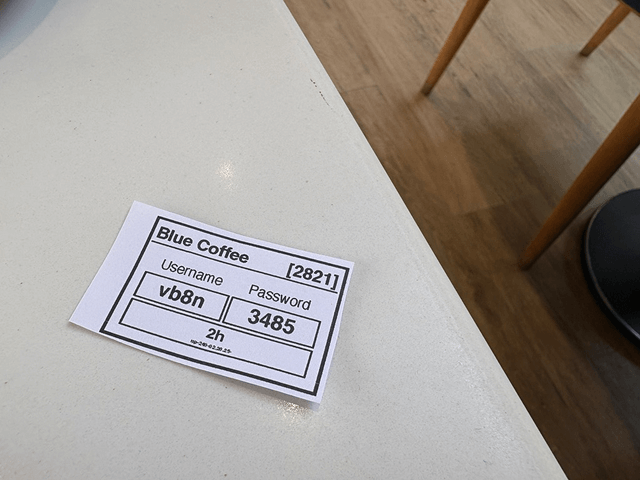 Blue Coffee AgricultureのWi-Fi