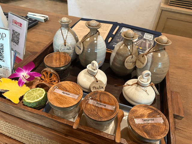 Fah Lanna Spaの選べるオイル