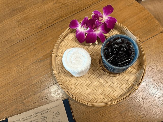 Fah Lanna Spaのウェルカムドリンク