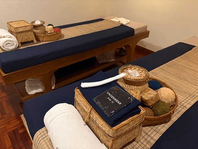 Fah Lanna Spaの施術部屋アップ