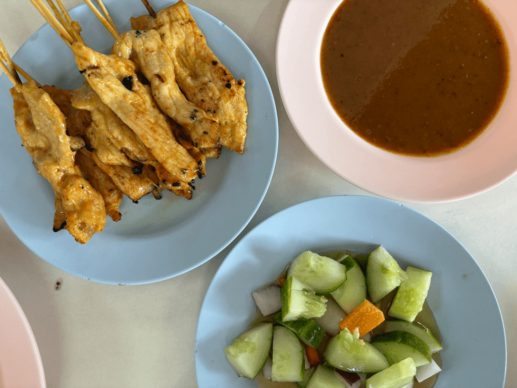 KAO SOI SA MER JAIのサテー