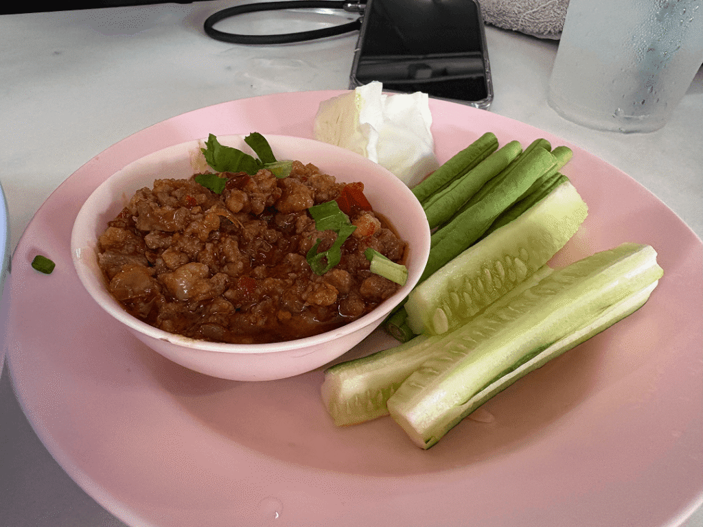 KAO SOI SA MER JAIのナムプリックオーン