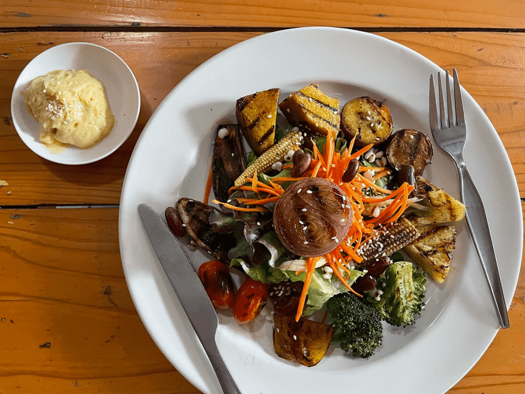 Pun Pun Organic Caféのサラダ