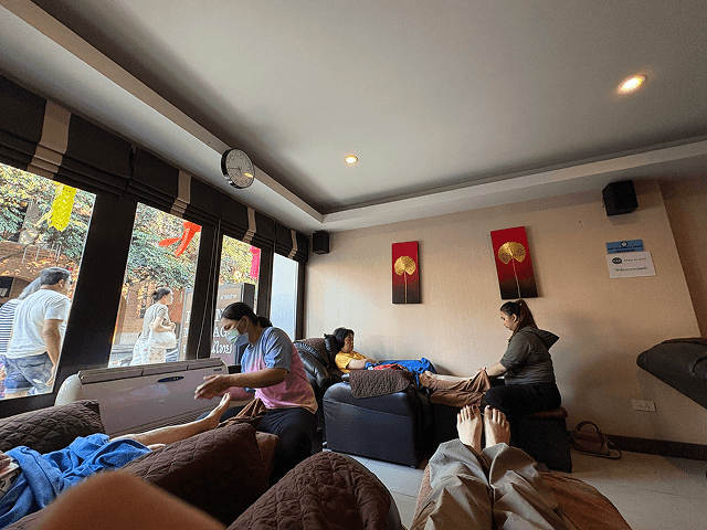 Lanna Massageのマッサージ風景
