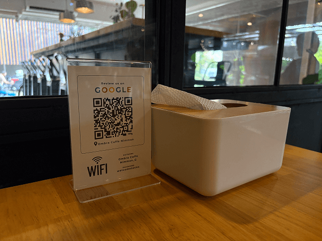 ombra cafeのWi-Fi