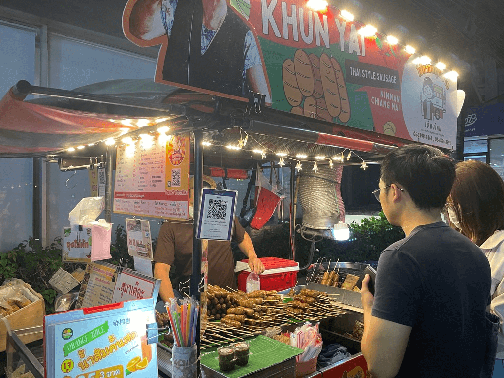 ソーセージ屋台