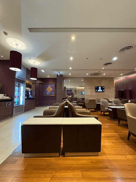 Thai Airways Royal Orchid Loungeの内装