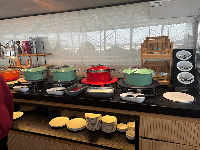 Plaza Premium Bosphorus Loungeの料理