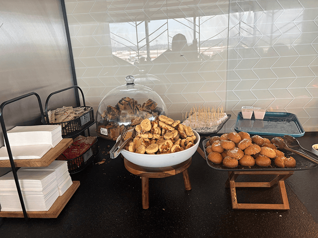 Plaza Premium Bosphorus Loungeの料理