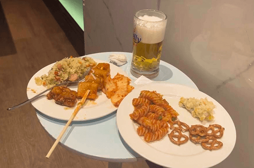 Sky Hub Loungeの料理