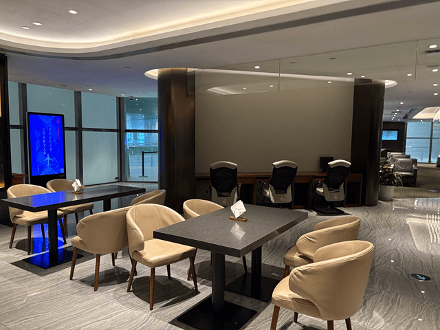 広州premium loungeの内装