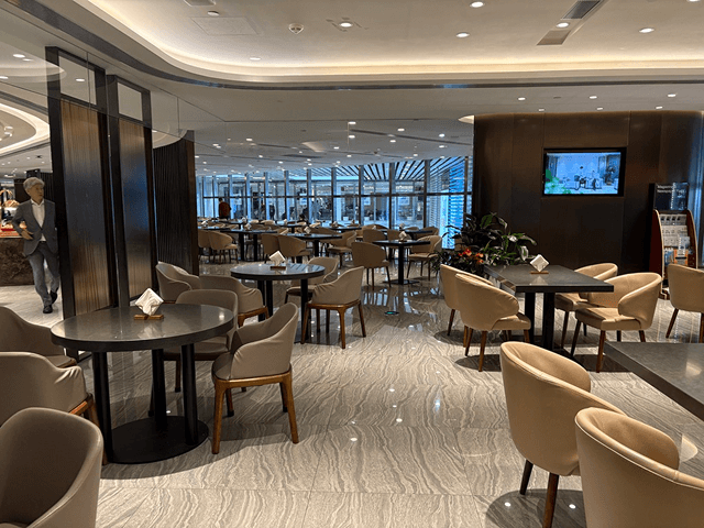 広州premium loungeの内装