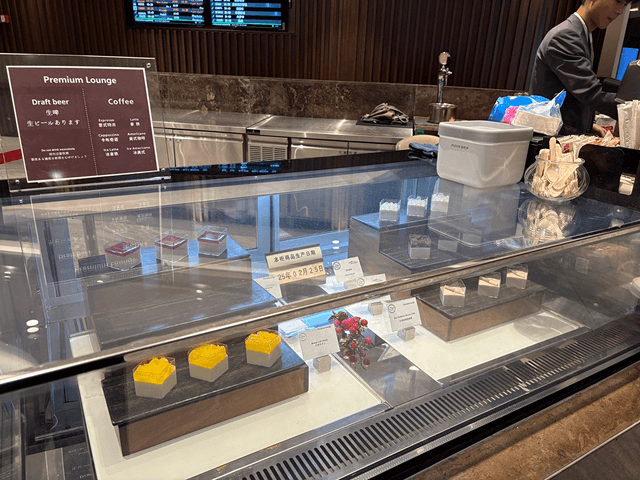 広州premium loungeのスイーツ