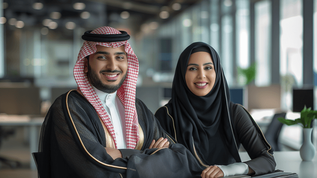 サウジアラビア人の男女