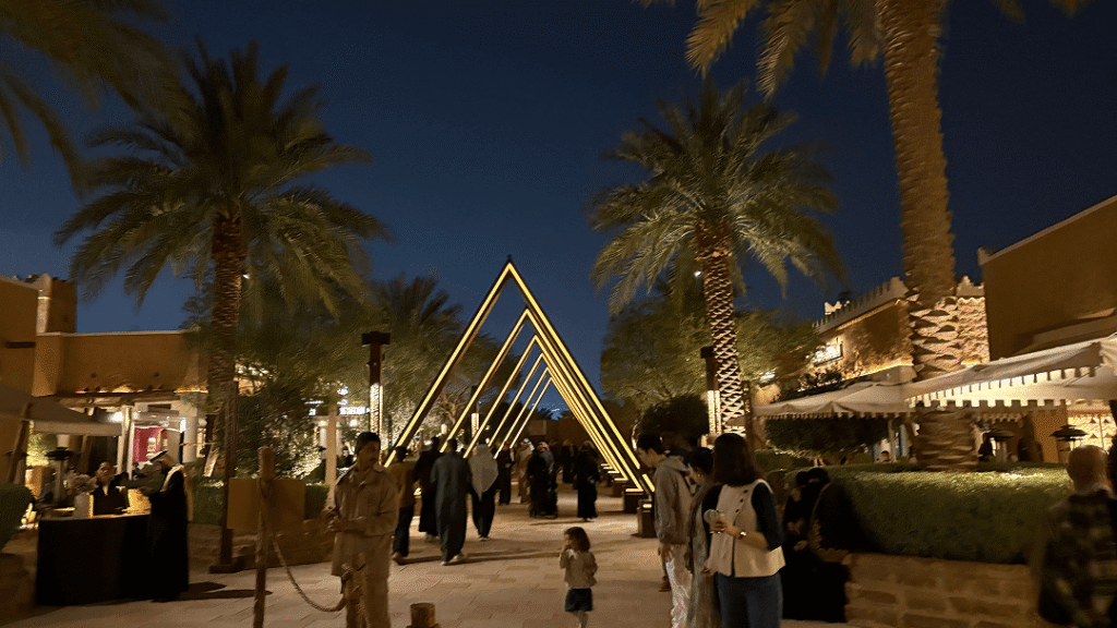 DiriyahのBujairi Terrace入口