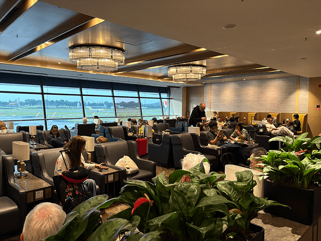 チャンギ空港Plaza Premium Loungeの内装