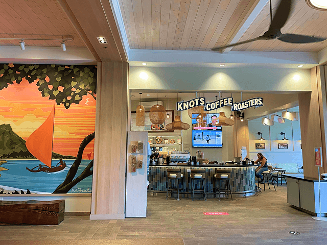 KNOTS COFFEE ROASTERの内装