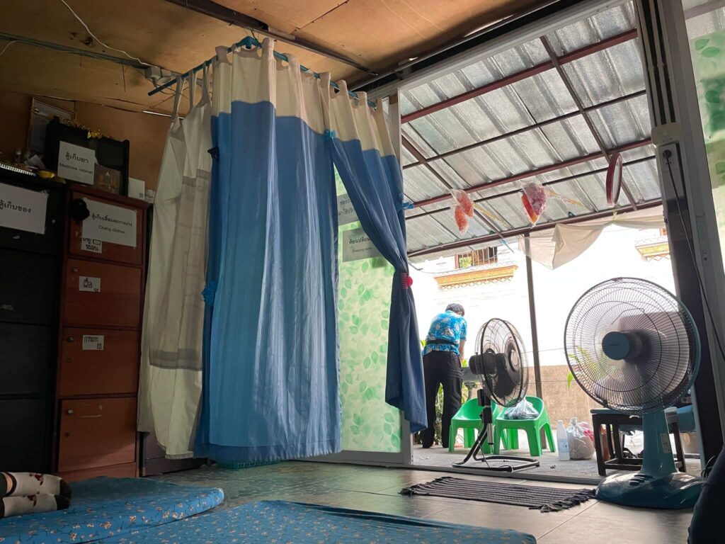 Rompho Thai Massageの更衣室