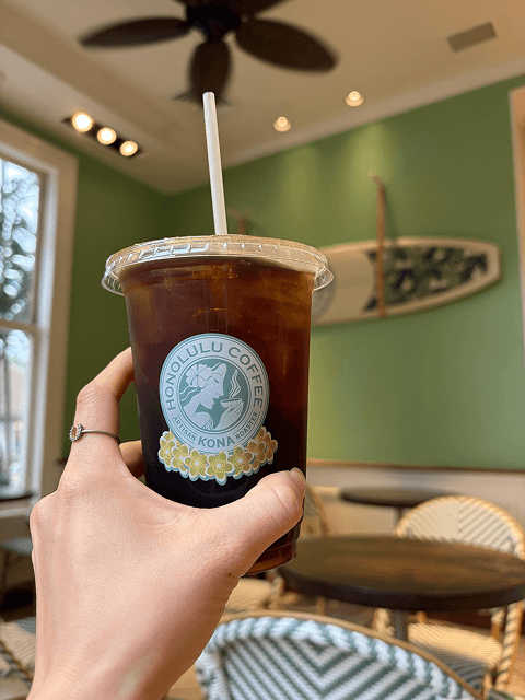 Honolulu Coffee のアイスコーヒー